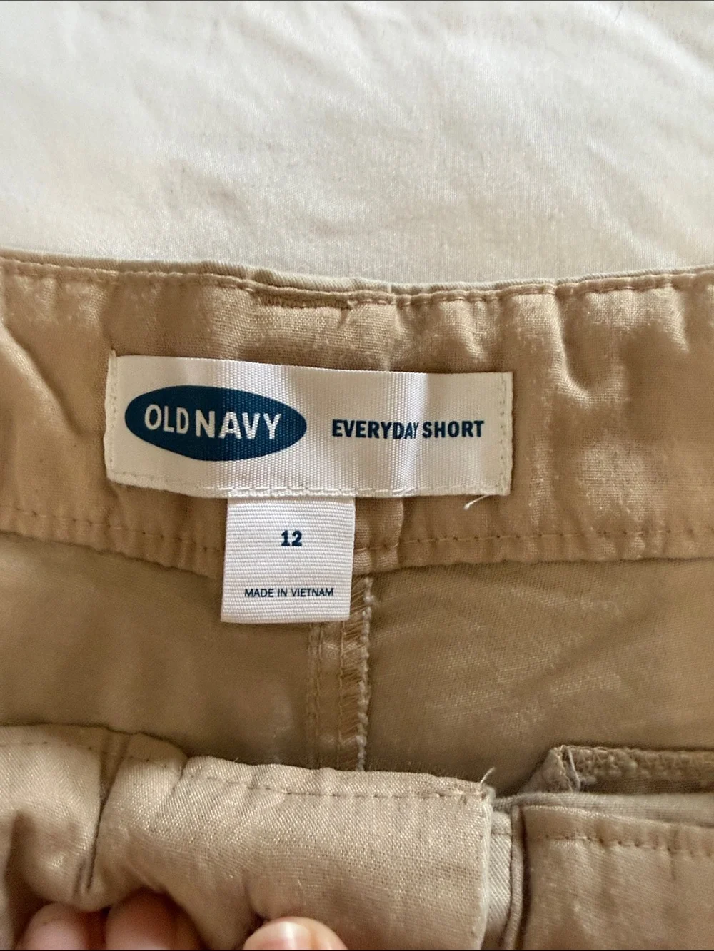 Old Navy Tan Khaki Every Day  Shorts